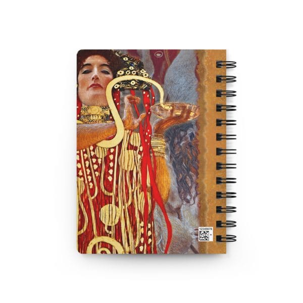 Gustav Klimt - Medicine - Detail - Artistic Spiral Bound Journal - Ruled Line - Elegant Design for Creative Minds - Image 3