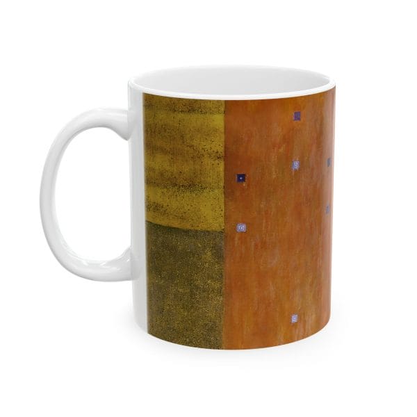 Gustav Klimt Portrait of Fritza Riedler - Artistic Ceramic Mug - Modern Abstract Design for Coffee Lovers - Image 4
