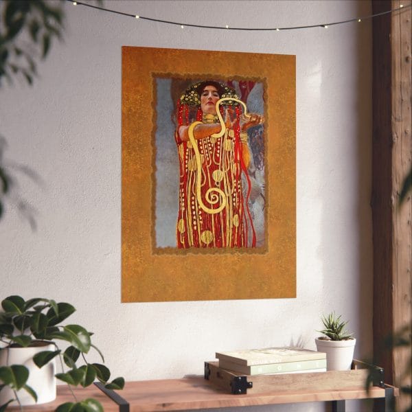 Gustav Klimt - Medicine - Detail - (1900-1907) - Hygeia Detail - Artistic Matte Vertical Posters - Image 8