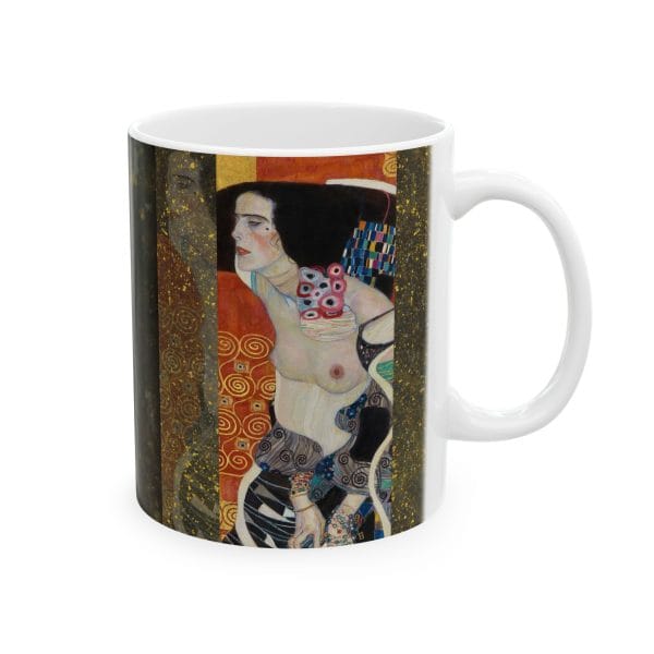 Gustav Klimt Judith II - Artistic Ceramic Mug - Unique Design for Coffee Lovers