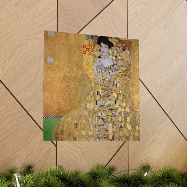 Elegant, Gustav Klimt Portrait of Adele Bloch-Bauer - Matte Vertical Poster - Art for Home Decor - Image 4