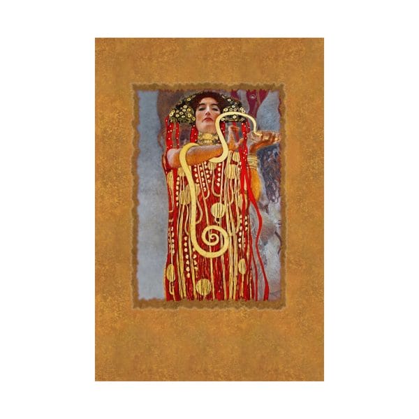 Gustav Klimt - Medicine - Detail - (1900-1907) - Hygeia Detail - Artistic Matte Vertical Posters - Image 2