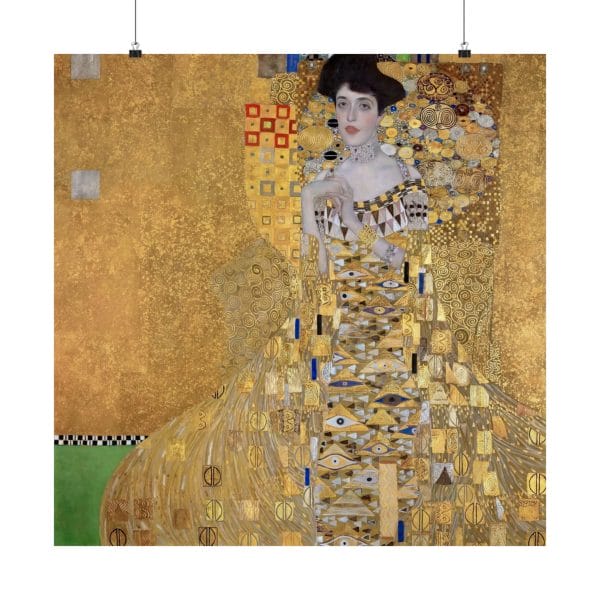 Elegant, Gustav Klimt Portrait of Adele Bloch-Bauer - Matte Vertical Poster - Art for Home Decor - Image 8