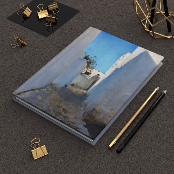 John Singer Sargent 1879 -1880 Moroccan Street Scene - Artistic Hardcover Journal - Ruled Line - Serene Pathway Design - Image 6
