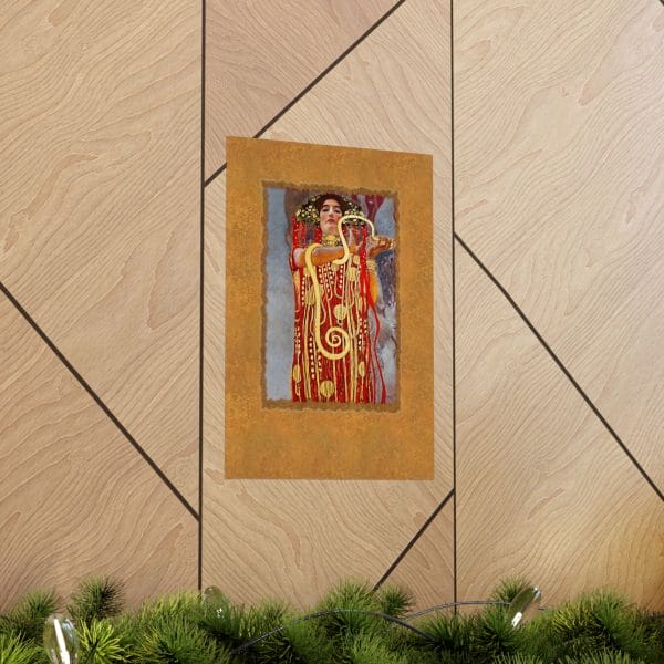 Gustav Klimt - Medicine - Detail - (1900-1907) - Hygeia Detail - Artistic Matte Vertical Posters - Image 4