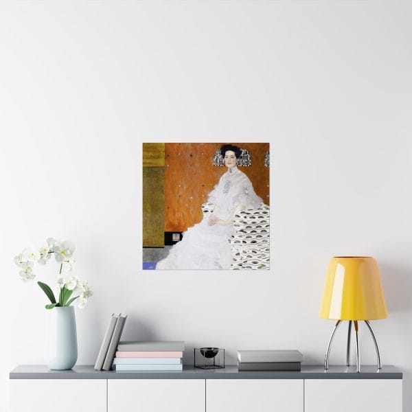 Gustav Klimt Portrait of Fritza Riedler  - Elegant Matte Vertical Posters | Artful Decor for Home and Office | Ideal for Galleries and Art Lovers - Image 13