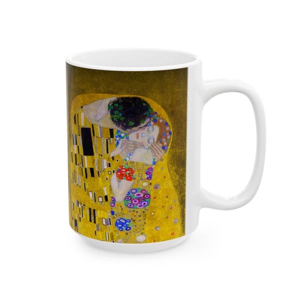 Gustav Klimt The Kiss Inspired Ceramic Mug - 11oz & 15oz - Unique Art Lover's Gift - Image 17