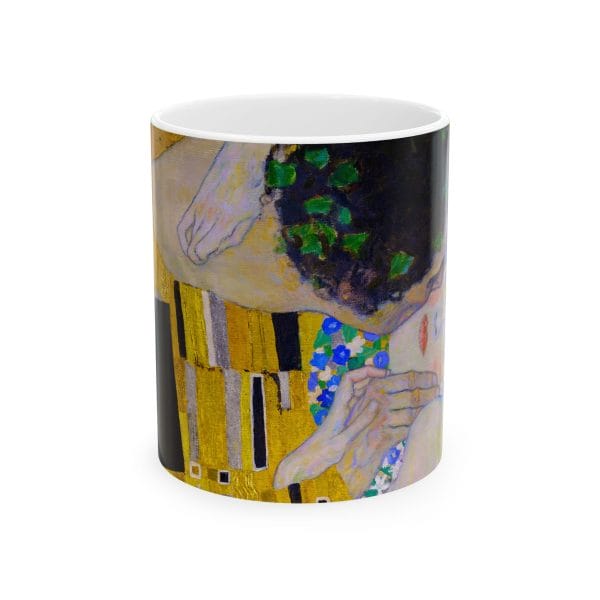 Gustav Klimt The Kiss - Artistic Ceramic Mug - Modern Masterpiece Design (11oz & 15oz) | Perfect for Home or Office - Image 2