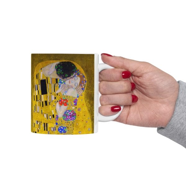 Gustav Klimt The Kiss Inspired Ceramic Mug - 11oz & 15oz - Unique Art Lover's Gift - Image 13