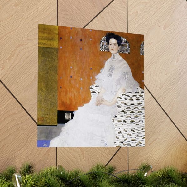 Gustav Klimt Portrait of Fritza Riedler  - Elegant Matte Vertical Posters | Artful Decor for Home and Office | Ideal for Galleries and Art Lovers - Image 11