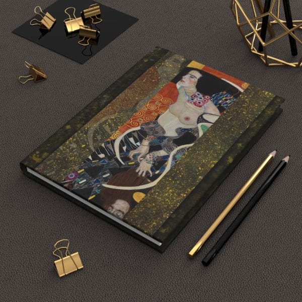 Gustav Klimt Judith II - Artistic Hardcover Journal with Elegant Design - Ruled Line Perfect for Creative Minds - Image 6