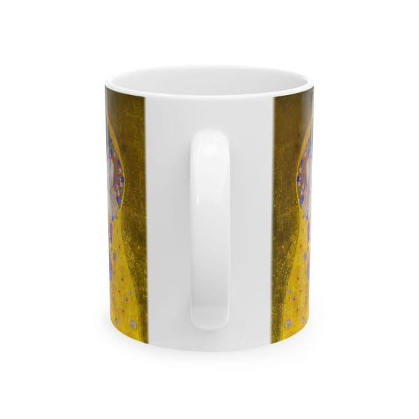 Gustav Klimt The Kiss Inspired Ceramic Mug - 11oz & 15oz - Unique Art Lover's Gift - Image 3