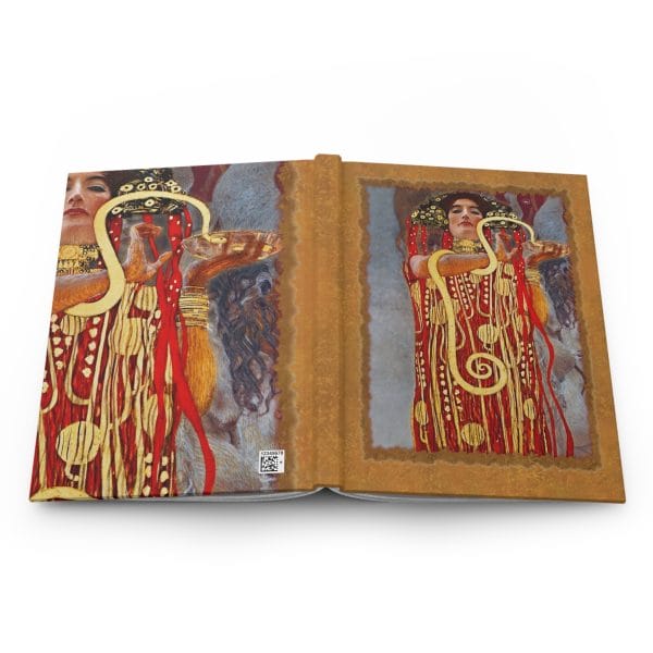 Gustav Klimt - Medicine - Detail - Bohemian Elegant Hardcover Journal - Ruled Line - Image 5