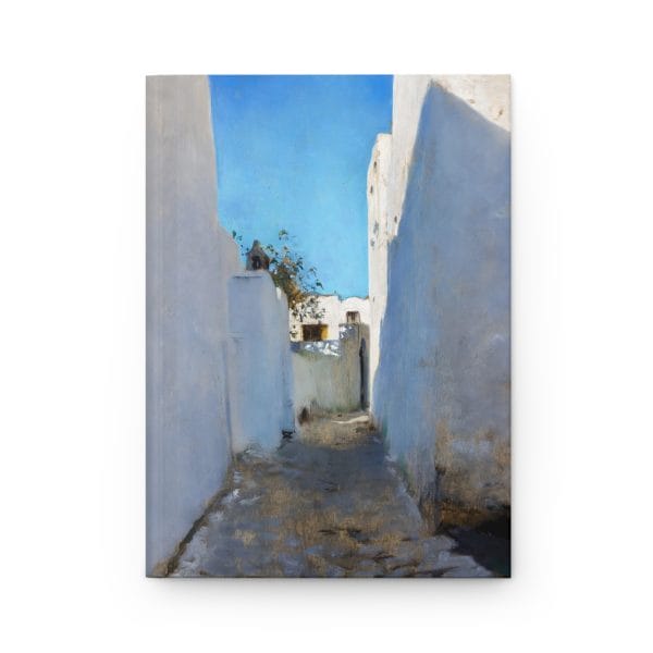 John Singer Sargent 1879 -1880 Moroccan Street Scene - Artistic Hardcover Journal - Ruled Line - Serene Pathway Design - Image 2