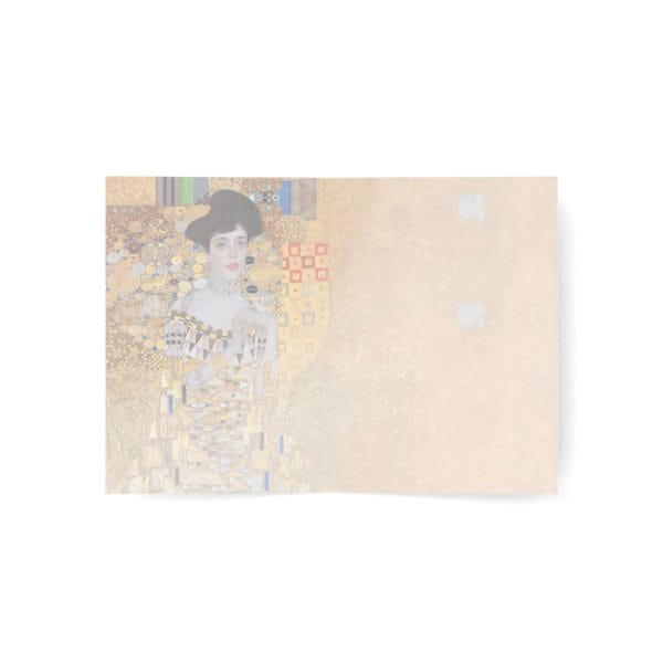 Gustav Klimt portrait of Adele Bloch-Bauer - Elegant Art-Inspired Greeting Cards - Set of 1, 10, 30, or 50 - Image 4