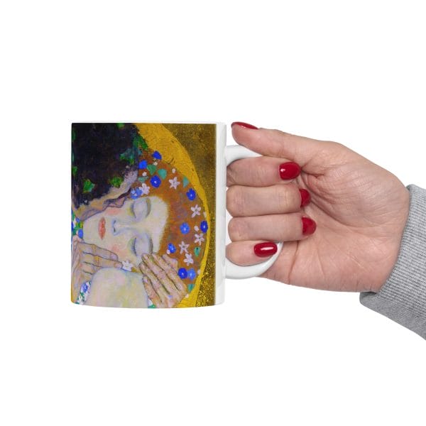 Gustav Klimt The Kiss - Artistic Ceramic Mug - Modern Masterpiece Design (11oz & 15oz) | Perfect for Home or Office - Image 11