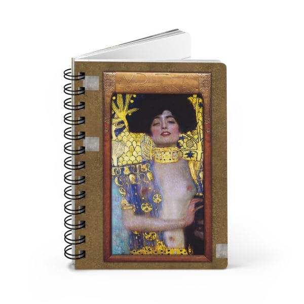 Gustav Klimt - Judith & The Head of Holofernes - Artistic Spiral Bound Journal - Inspiring Creativity & Self-Expression