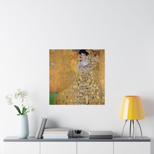 Elegant, Gustav Klimt Portrait of Adele Bloch-Bauer - Matte Vertical Poster - Art for Home Decor - Image 10