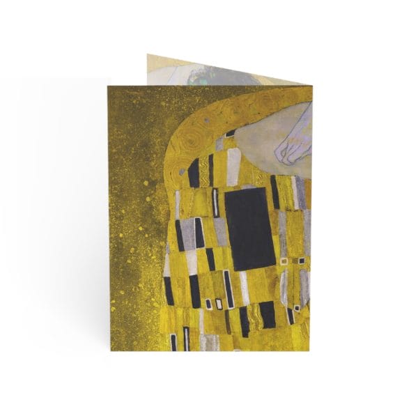 Gustav Klimt The Kiss - Romantic Art Greeting Cards | Set of 1, 10, 30 & 50pcs | Perfect for Love Notes & Special Occasions - Image 2