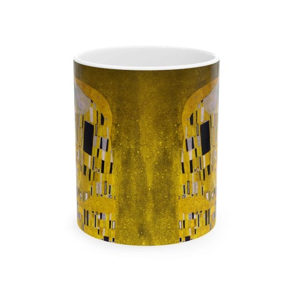 Gustav Klimt The Kiss Inspired Ceramic Mug - 11oz & 15oz - Unique Art Lover's Gift - Image 2