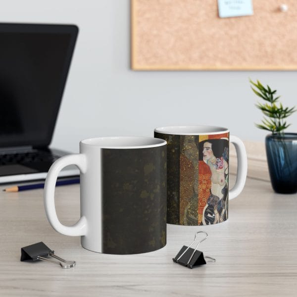 Gustav Klimt Judith II - Artistic Ceramic Mug - Unique Design for Coffee Lovers - Image 6