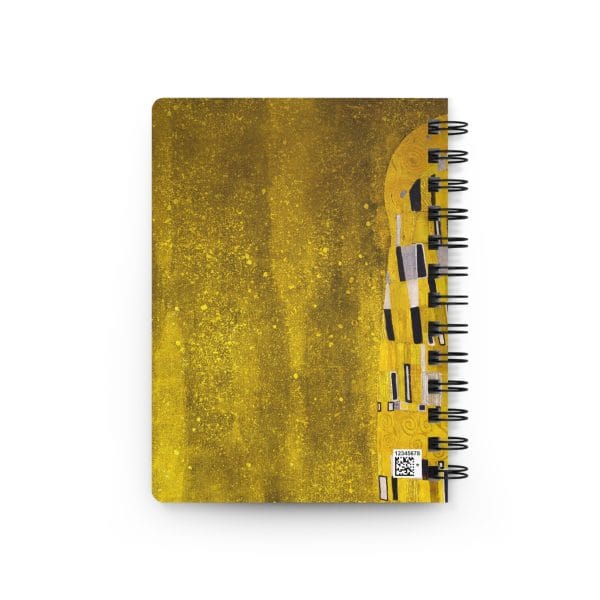 Gustav Klimt The Kiss - Artistic Spiral Bound Journal with Romantic Design - Ruled Line - Perfect for Writers and Dreamers - Image 3