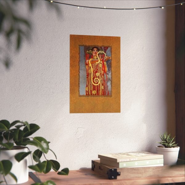 Gustav Klimt - Medicine - Detail - (1900-1907) - Hygeia Detail - Artistic Matte Vertical Posters - Image 5