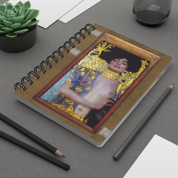 Gustav Klimt - Judith & The Head of Holofernes - Artistic Spiral Bound Journal - Inspiring Creativity & Self-Expression - Image 8