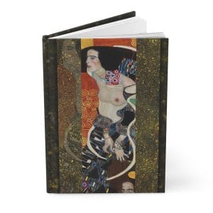 Gustav Klimt Judith II - Artistic Hardcover Journal with Elegant Design - Ruled Line Perfect for Creative Minds