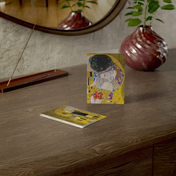 Gustav Klimt The Kiss - Romantic Art Greeting Cards | Set of 1, 10, 30 & 50pcs | Perfect for Love Notes & Special Occasions - Image 8