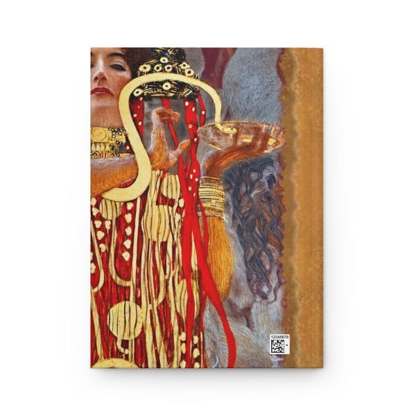 Gustav Klimt - Medicine - Detail - Bohemian Elegant Hardcover Journal - Ruled Line - Image 3