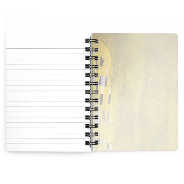 Gustav Klimt The Kiss - Artistic Spiral Bound Journal with Romantic Design - Ruled Line - Perfect for Writers and Dreamers - Image 5
