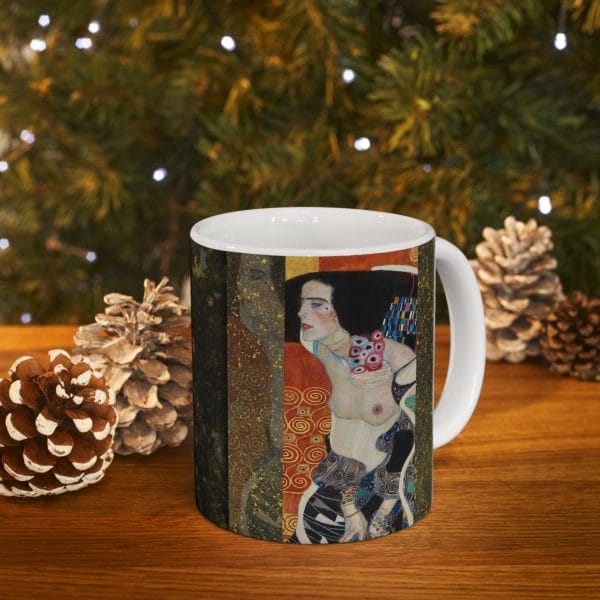Gustav Klimt Judith II - Artistic Ceramic Mug - Unique Design for Coffee Lovers - Image 9