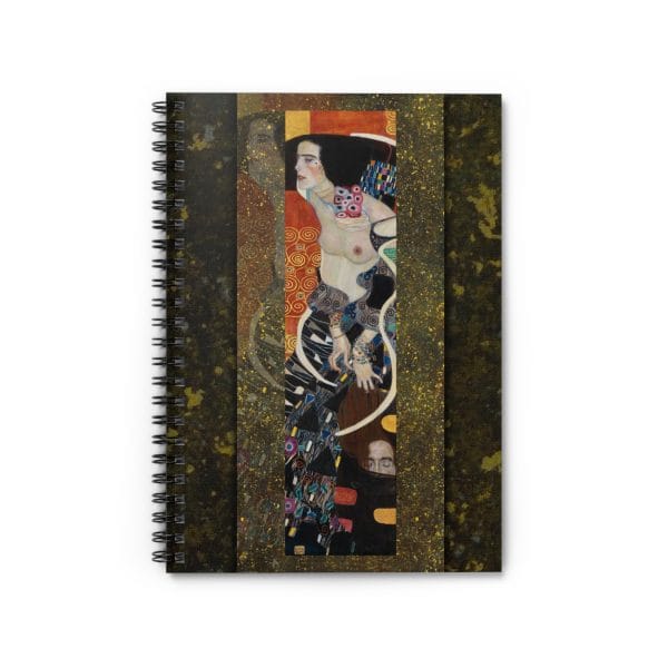 Gustav Klimt Judith II - Artistic Spiral Notebook - Perfect for Artists & Students