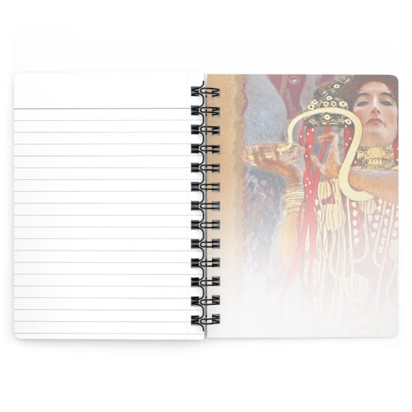 Gustav Klimt - Medicine - Detail - Artistic Spiral Bound Journal - Ruled Line - Elegant Design for Creative Minds - Image 5