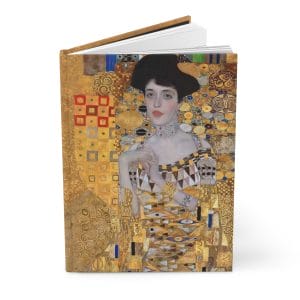Portrait of Adele Bloch-Bauer - Artistic Hardcover Journal - Ruled - Inspired by Gustav Klimt's Masterpiece