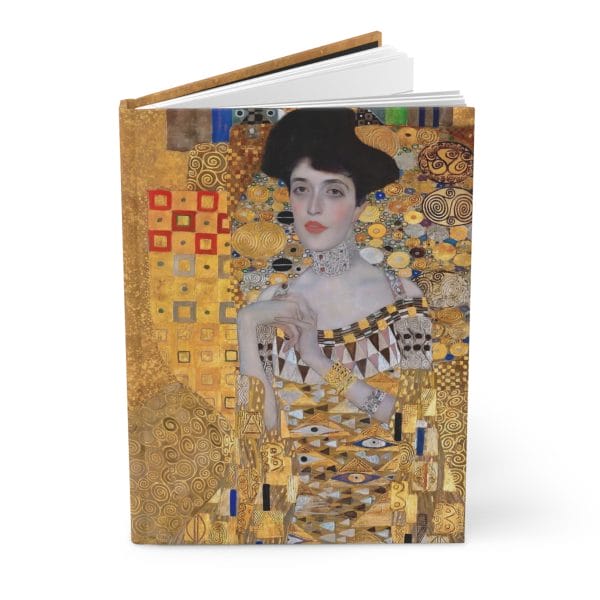 Portrait of Adele Bloch-Bauer - Artistic Hardcover Journal - Ruled - Inspired by Gustav Klimt's Masterpiece