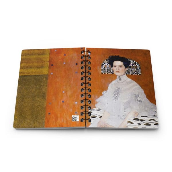 Gustav Klimt Portrait of Fritza Riedler  - Artistic Spiral Bound Journal - Ruled Line - Elegant Design for Creative Minds - Image 7