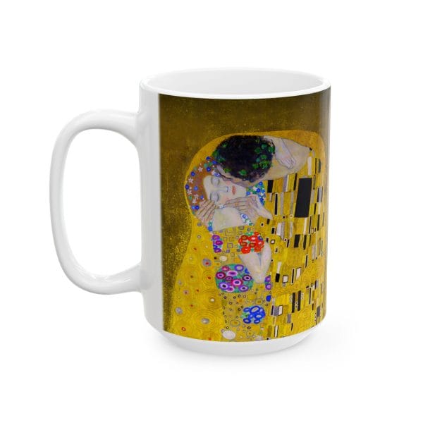Gustav Klimt The Kiss Inspired Ceramic Mug - 11oz & 15oz - Unique Art Lover's Gift - Image 16