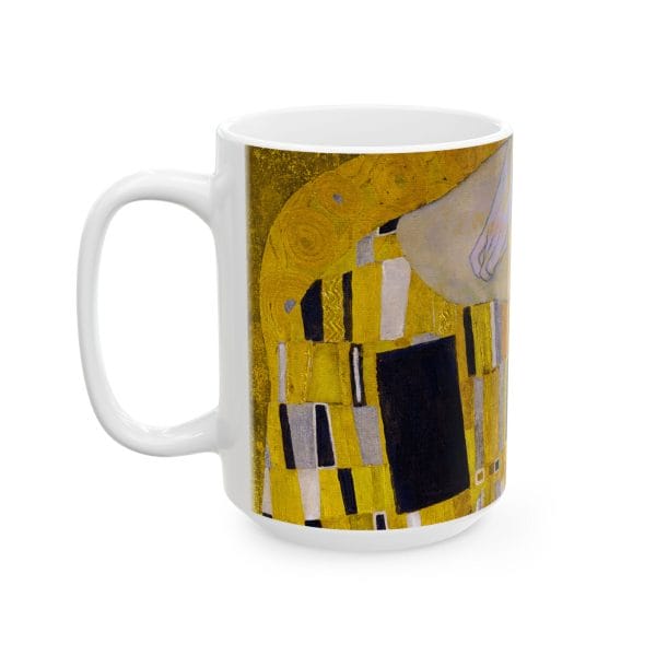 Gustav Klimt The Kiss - Artistic Ceramic Mug - Modern Masterpiece Design (11oz & 15oz) | Perfect for Home or Office - Image 14