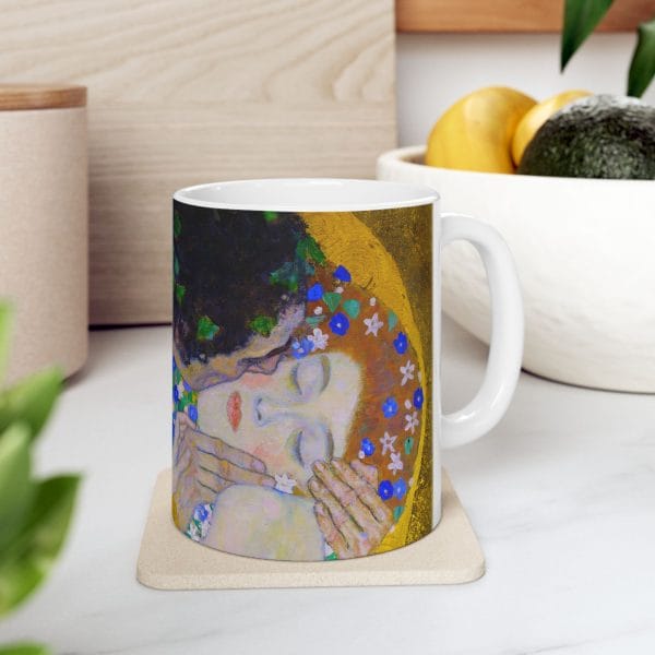 Gustav Klimt The Kiss - Artistic Ceramic Mug - Modern Masterpiece Design (11oz & 15oz) | Perfect for Home or Office - Image 8