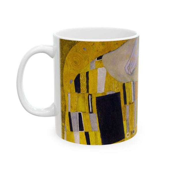 Gustav Klimt The Kiss - Artistic Ceramic Mug - Modern Masterpiece Design (11oz & 15oz) | Perfect for Home or Office - Image 4