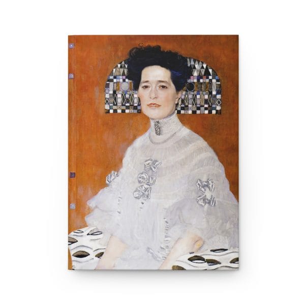 Gustav Klimt Portrait of Fritza Riedler - Elegant Art-Inspired Hardcover Journal - Ruled - Aesthetic Writing Companion - Image 2