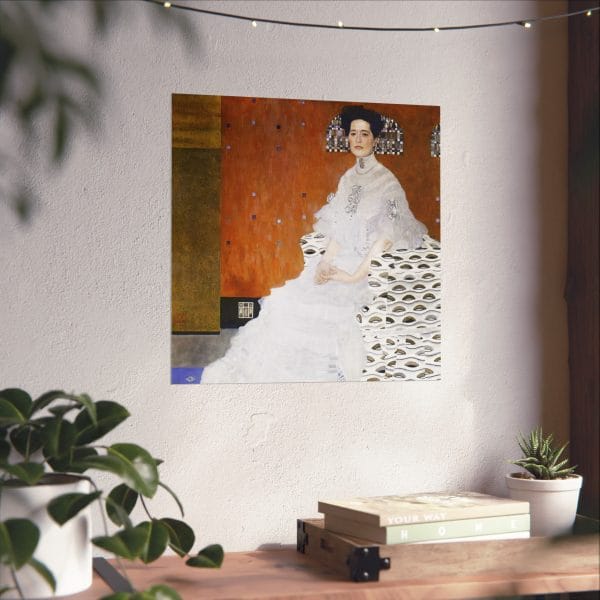 Gustav Klimt Portrait of Fritza Riedler  - Elegant Matte Vertical Posters | Artful Decor for Home and Office | Ideal for Galleries and Art Lovers - Image 8