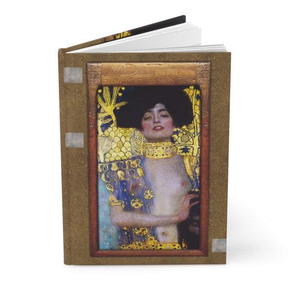 Gustav Klimt - Judith & The Head of Holofernes - Artistic Hardcover Journal - Ruled Line - Great for Art Lovers