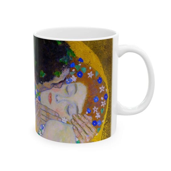 Gustav Klimt The Kiss - Artistic Ceramic Mug - Modern Masterpiece Design (11oz & 15oz) | Perfect for Home or Office - Image 5