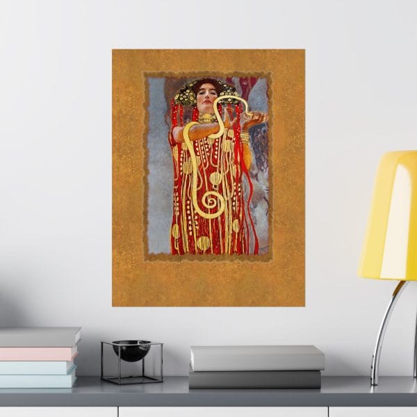Gustav Klimt - Medicine - Detail - (1900-1907) - Hygeia Detail - Artistic Matte Vertical Posters - Image 7