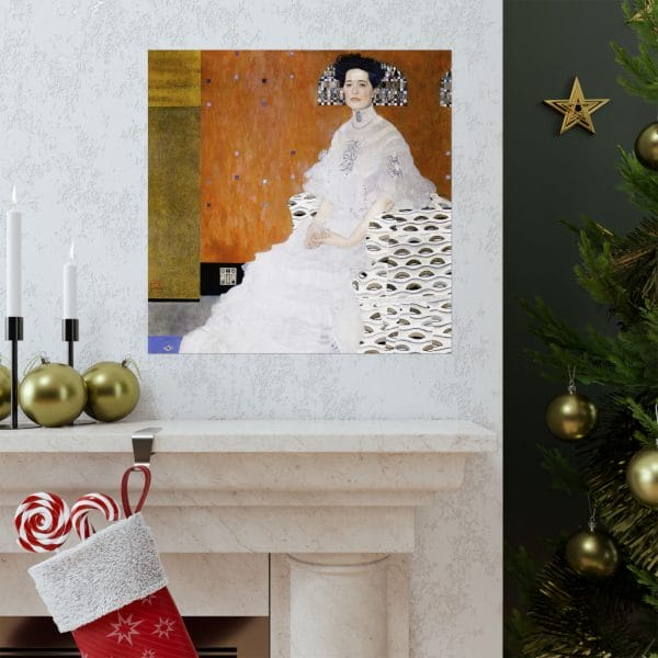 Gustav Klimt Portrait of Fritza Riedler  - Elegant Matte Vertical Posters | Artful Decor for Home and Office | Ideal for Galleries and Art Lovers - Image 9