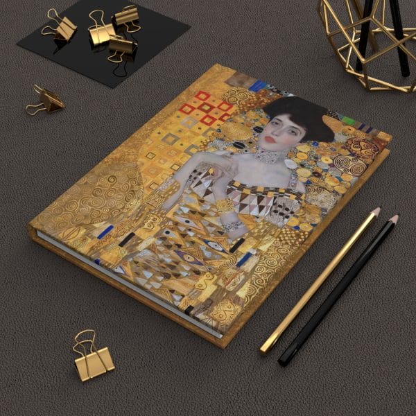 Portrait of Adele Bloch-Bauer - Artistic Hardcover Journal - Ruled - Inspired by Gustav Klimt's Masterpiece - Image 6