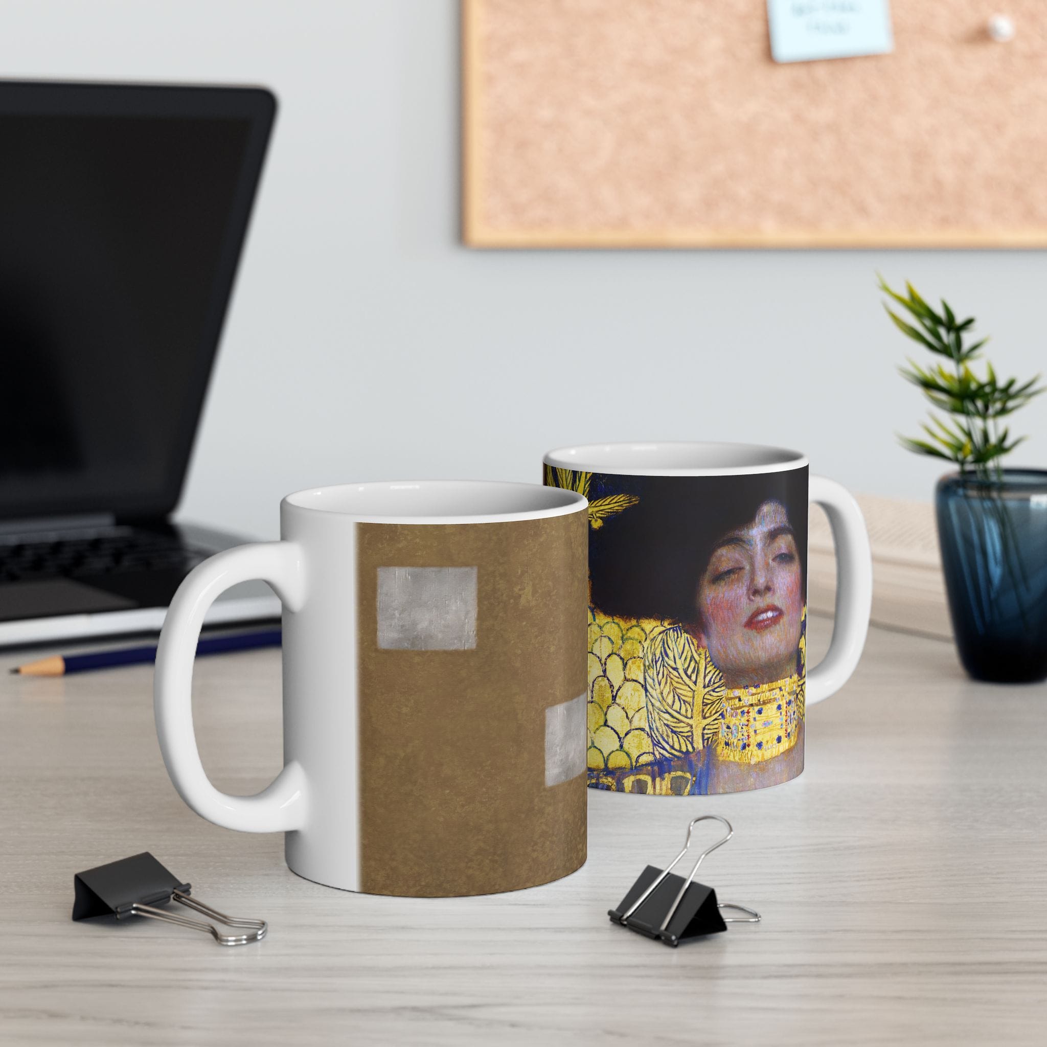 Gustav Klimt - Judith & The Head of Holofernes - Artistic Ceramic Mug - 11oz & 15oz | Perfect for Coffee Lovers and Art Enthusiasts - Image 13